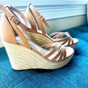 NWNT, Altar'd State Skylar Espadrille Wedges, Size 7
